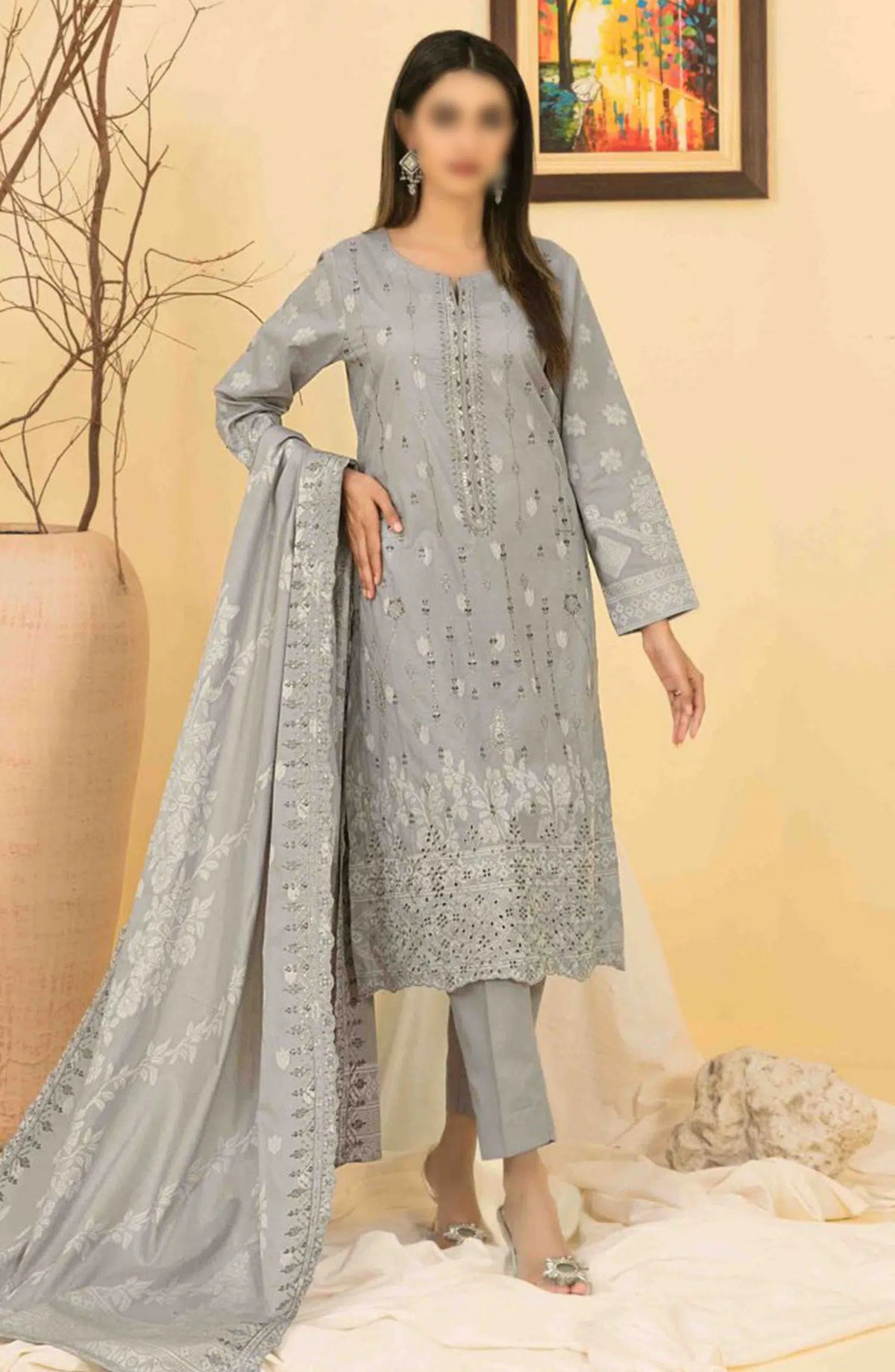Gulshanara Vol IV - Embroidered Lawn Banarsi Collection - D 2709