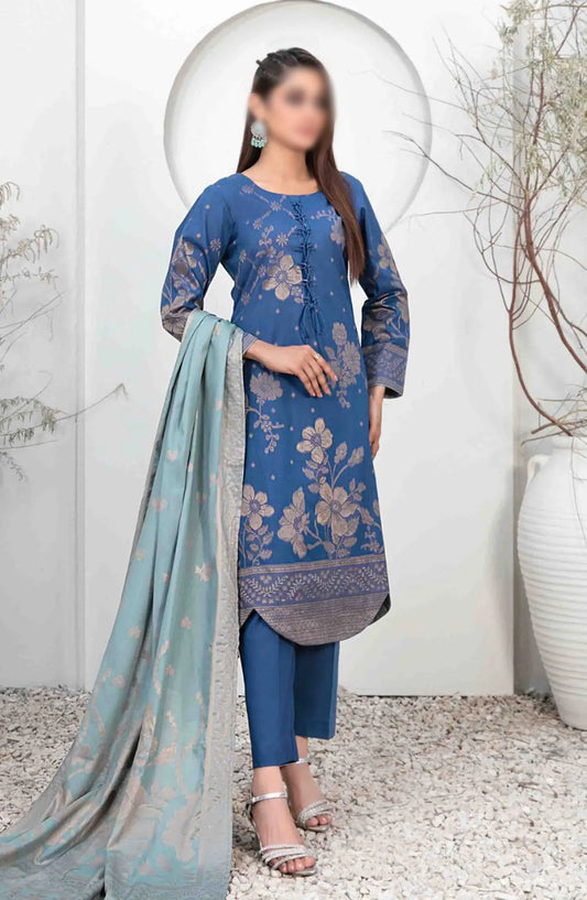 Ifsha - Lawn Broshia Banarsi 3pcs Collection By Tawakkal Fabrics - D 2796