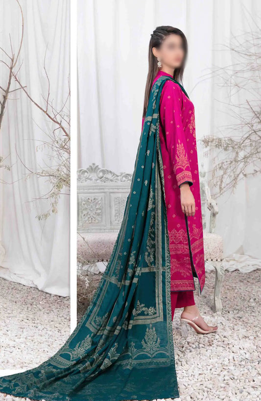 Ifsha - Lawn Broshia Banarsi 3pcs Collection By Tawakkal Fabrics - D 2797