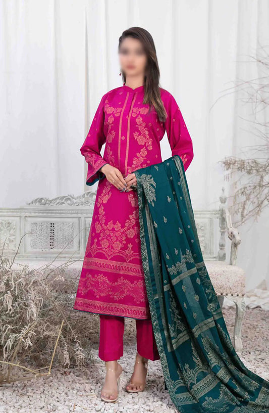 Ifsha - Lawn Broshia Banarsi 3pcs Collection By Tawakkal Fabrics - D 2797