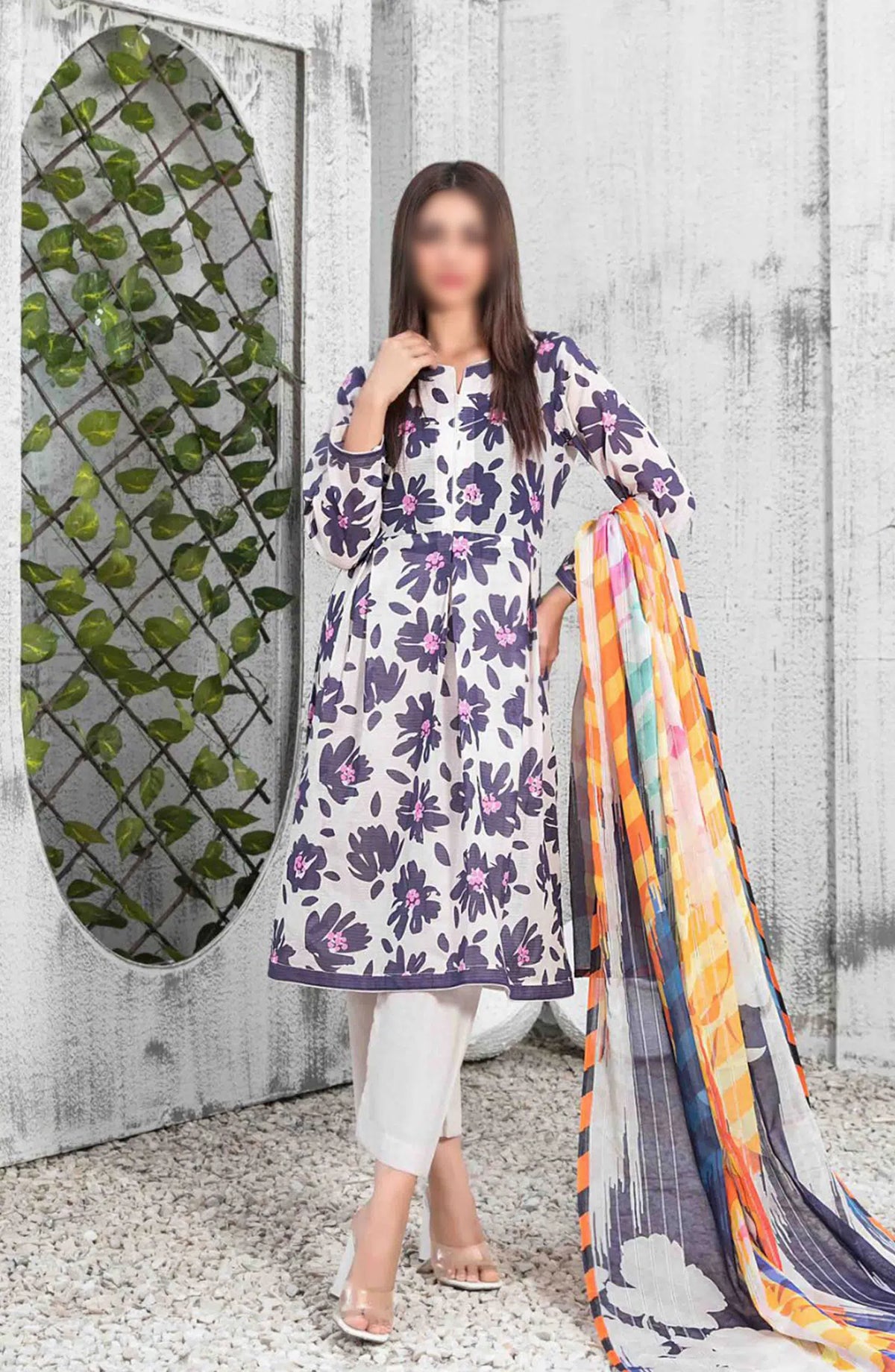 GOLNESA Digital Printed Dora Lawn Collection 2024 - D 2883