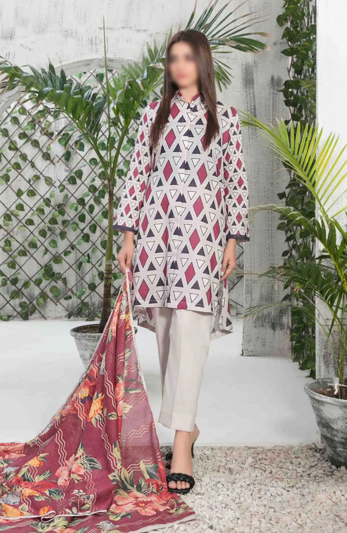 GOLNESA Digital Printed Dora Lawn Collection 2024 - D 2885
