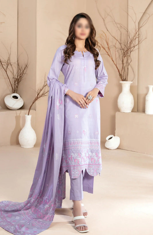 Vineeha - Lawn Double Color Banarsi 3pcs Collection 2024 - D 2935