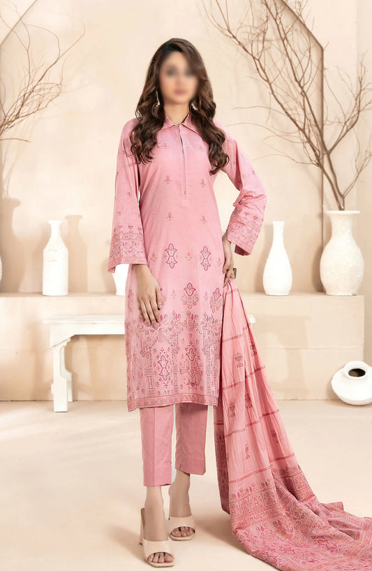 Vineeha - Lawn Double Color Banarsi 3pcs Collection 2024 - D 2938
