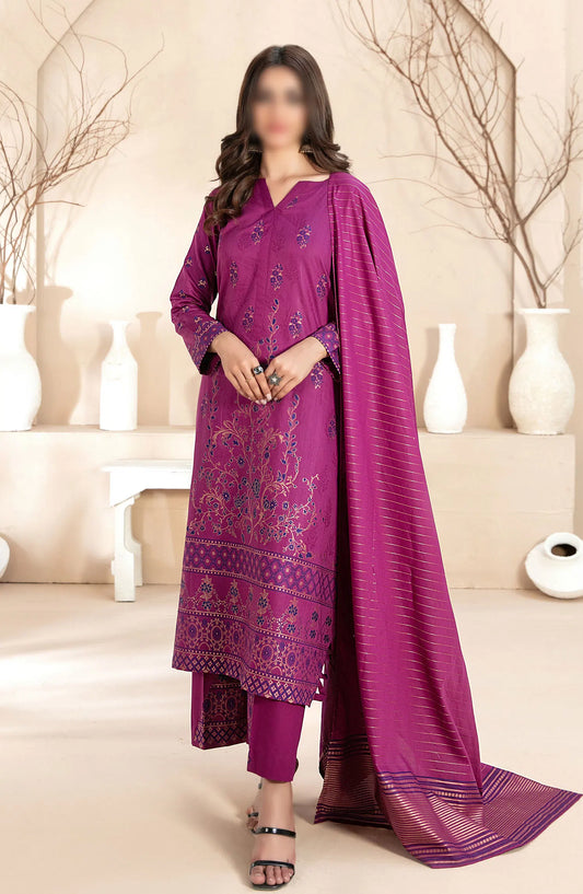 Vineeha - Lawn Double Color Banarsi 3pcs Collection 2024 - D 2941