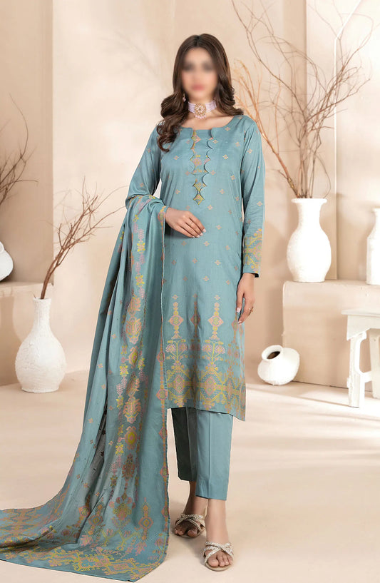 Vineeha - Lawn Double Color Banarsi 3pcs Collection 2024 - D 2942