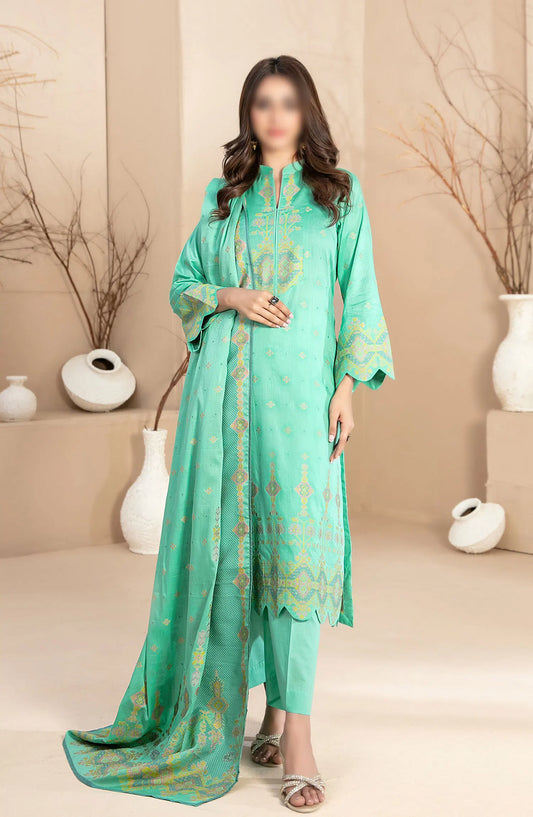 Vineeha - Lawn Double Color Banarsi 3pcs Collection 2024 - D 2944