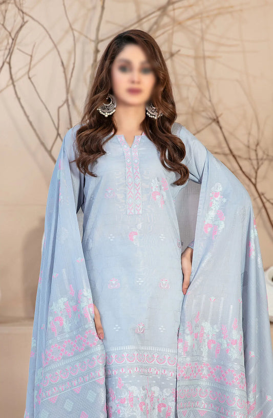 Vineeha - Lawn Double Color Banarsi 3pcs Collection 2024 - D 2946