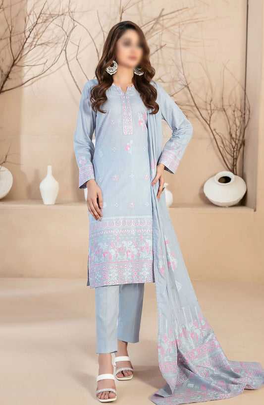 Vineeha - Lawn Double Color Banarsi 3pcs Collection 2024 - D 2946