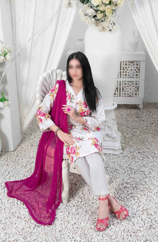 Guliz Vol I - Stitched Digital Printed Lawn Collection - D-3027
