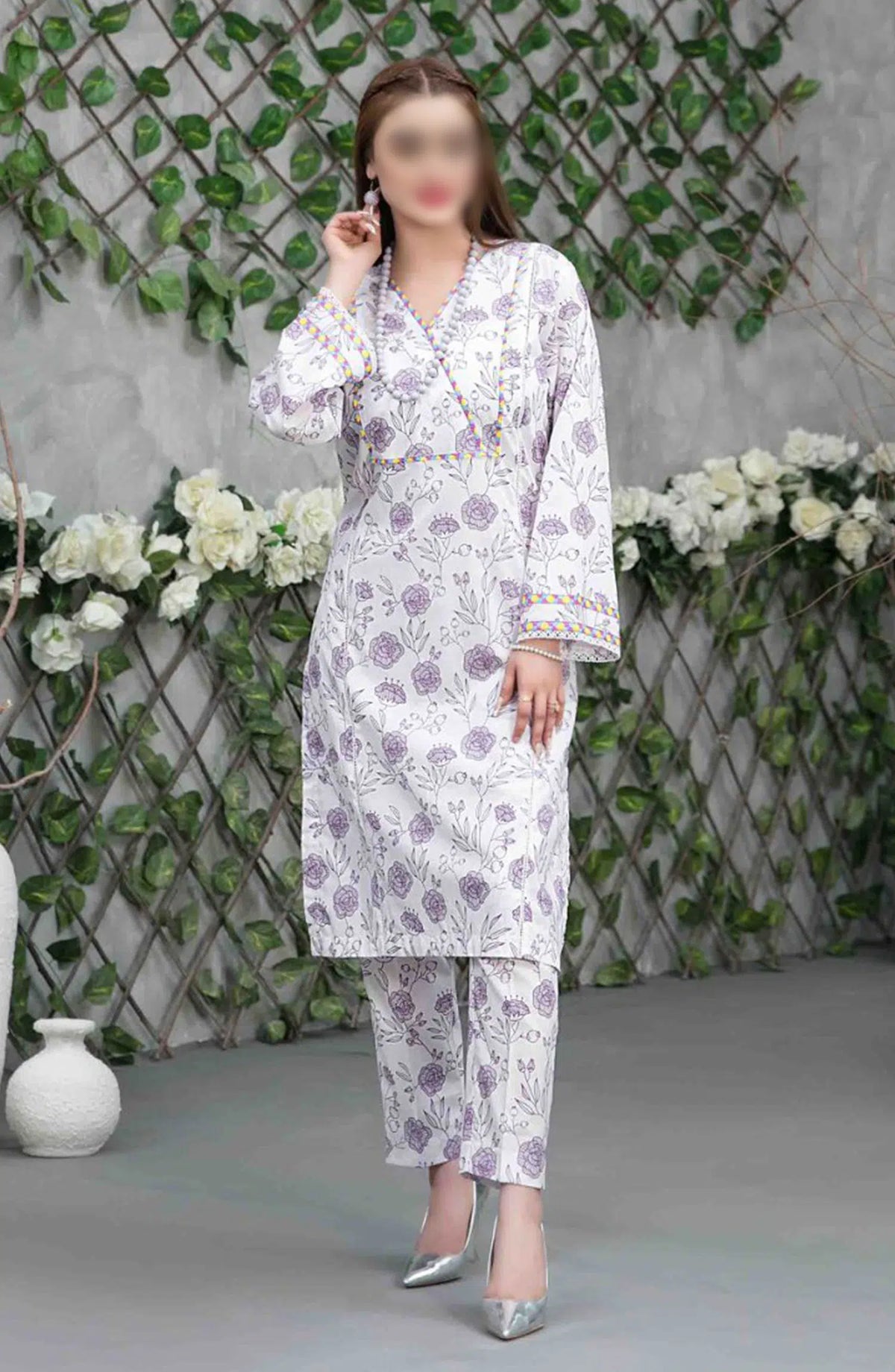 Cimrin - Digital Printed Lawn 2pcs Collection - D 3100