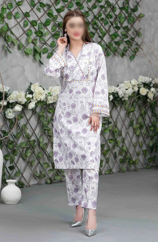 Cimrin - Digital Printed Lawn 2pcs Collection - D 3100