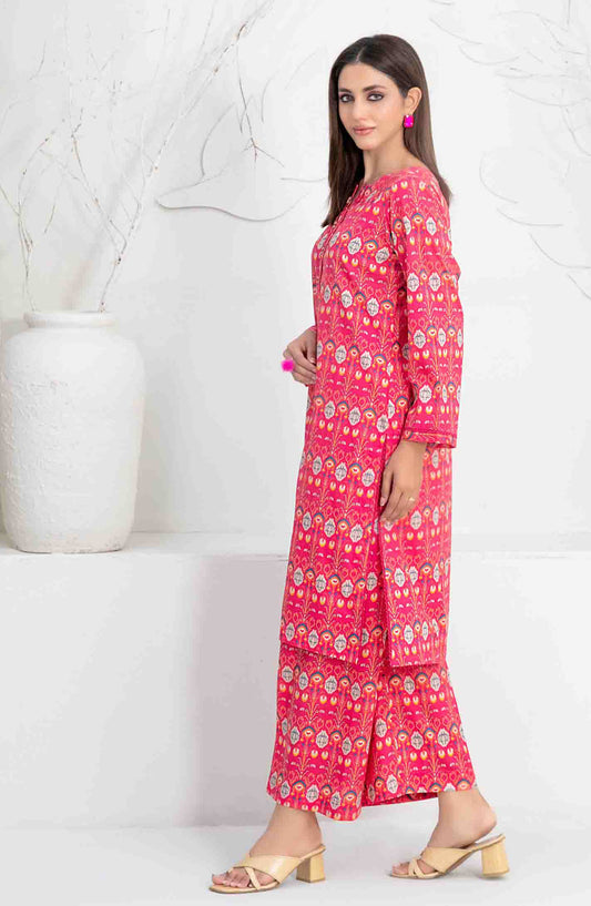Aliyna by Tawakkal Fabrics Printed Cotton Stitched 2 Piece Suit - D-3347 - TF25ASL - Pink - Summer Collection