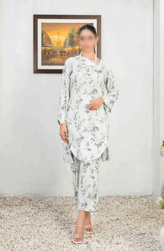 NADA Stitched Digital Printed Lawn 2-piece Collection 2024 - D-3375