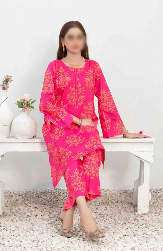 NADA Stitched Digital Printed Lawn 2-piece Collection 2024 - D-3381