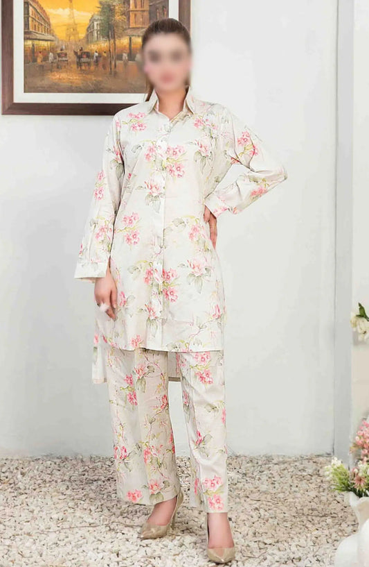 NADA Stitched Digital Printed Lawn 2-piece Collection 2024 - D-3382