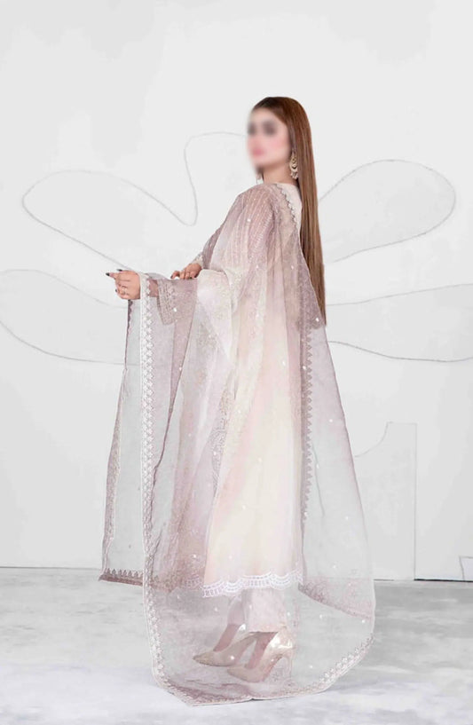 Gelareh - Exclusive Organza Collection 2024 By Tawakkal Fabrics - D 3651