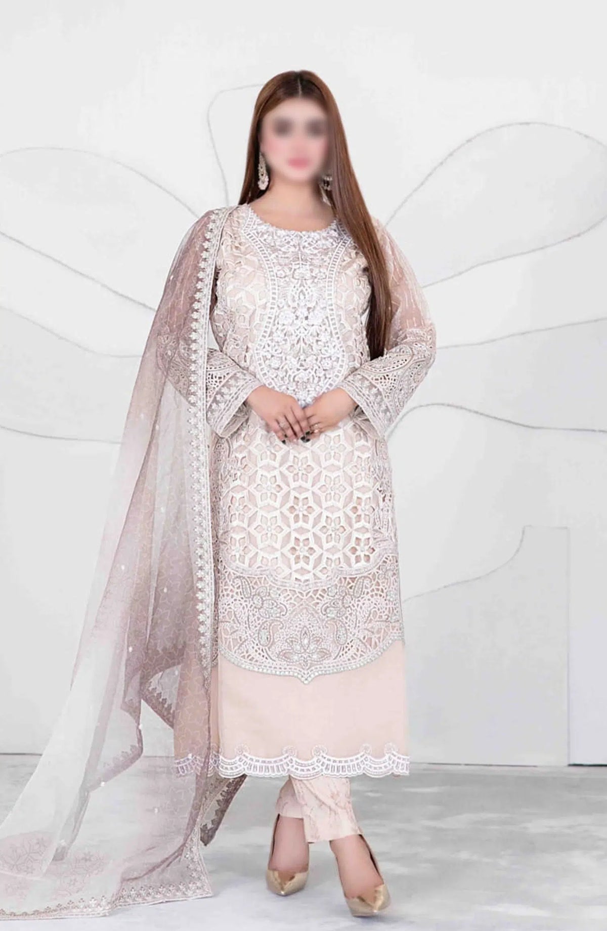 Gelareh - Exclusive Organza Collection 2024 By Tawakkal Fabrics - D 3651