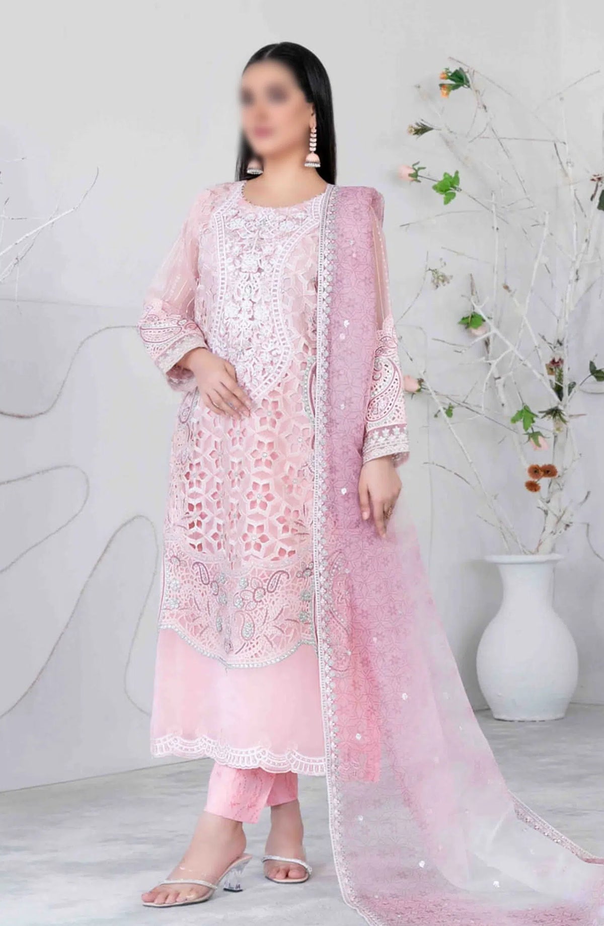 Gelareh - Exclusive Organza Collection 2024 By Tawakkal Fabrics - D 3652