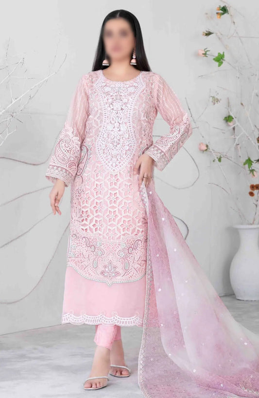 Gelareh - Exclusive Organza Collection 2024 By Tawakkal Fabrics - D 3652