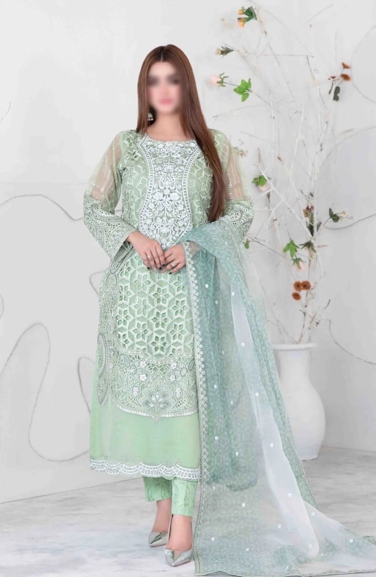 Gelareh - Exclusive Organza Collection 2024 By Tawakkal Fabrics - D 3653