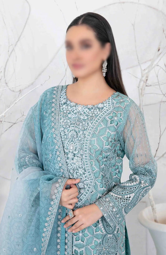 Gelareh - Exclusive Organza Collection 2024 By Tawakkal Fabrics - D 3655