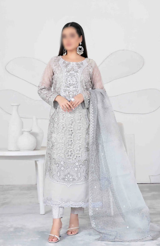 Gelareh - Exclusive Organza Collection 2024 By Tawakkal Fabrics - D 3657