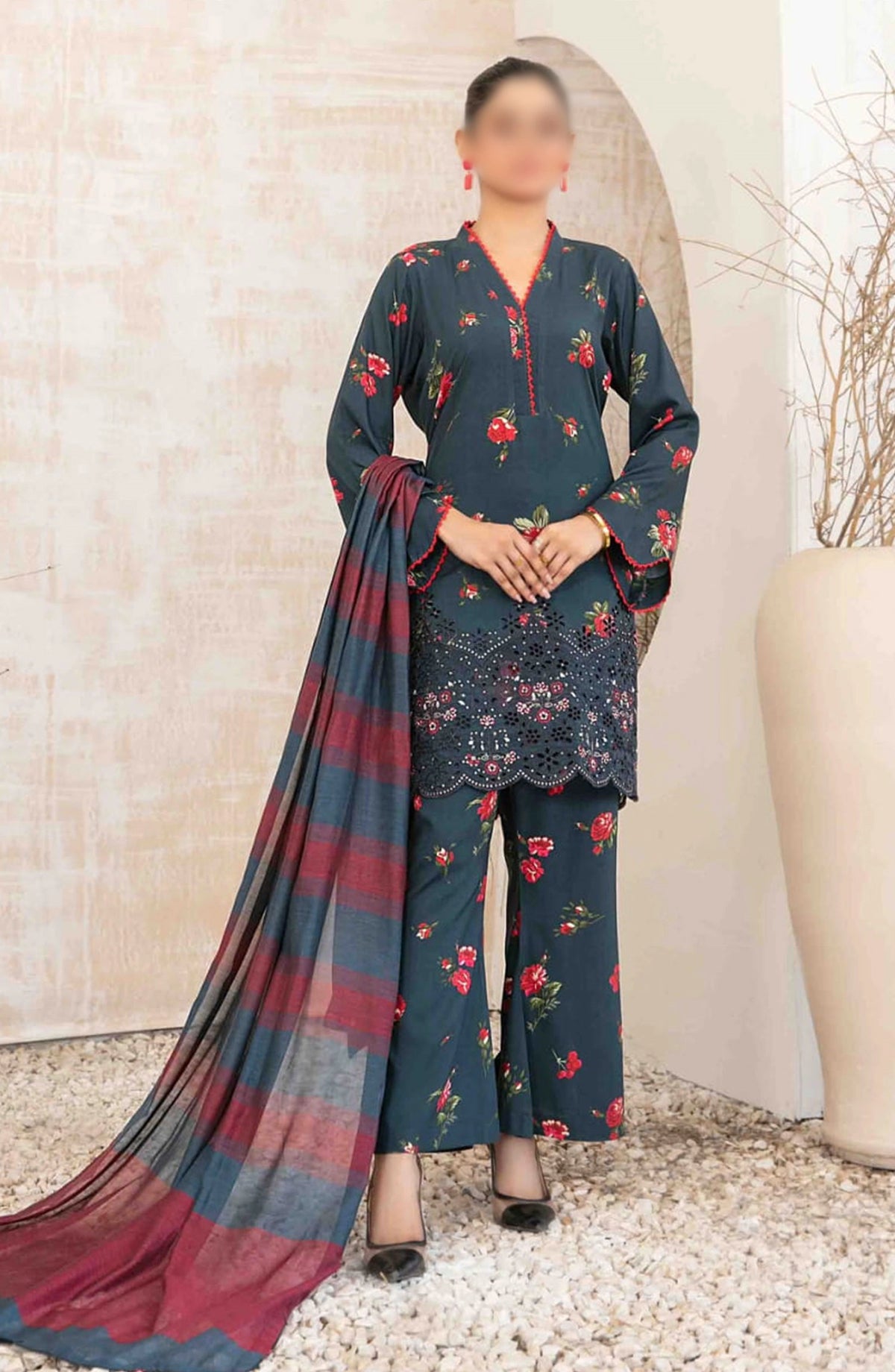 Marnina - Embroidered Staple Digital Collection - D-3872