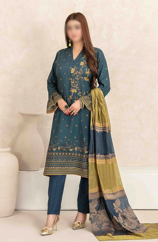 Zumena - Digital Staple with Banarsi Dupatta Collection - D 3891