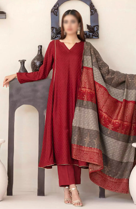 Simya - Jacquard Leather Peach Collection 2024 - D-4056