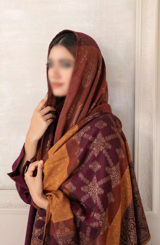 Simya - Jacquard Leather Peach Collection 2024 - D-4058