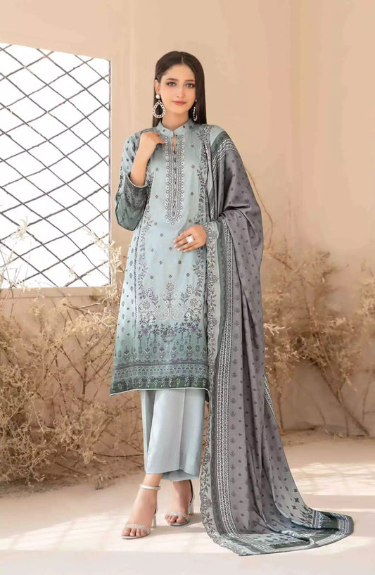 Masarra - Embroidered Digital Printed Staple-D-5032