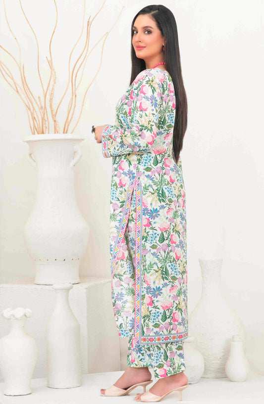 Necla by Tawakkal Fabrics Printed Cotton Stitched 2 Piece - D-5240 - TF25NCV3 - Multi - Summer Collection