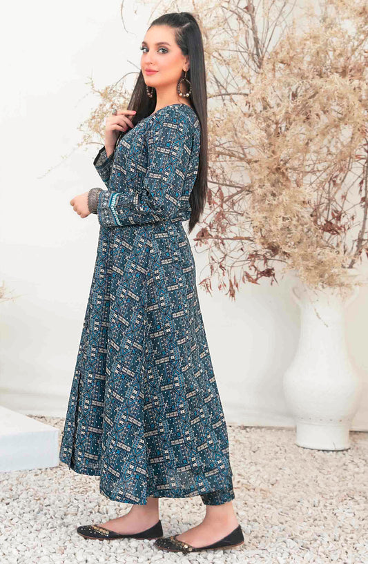 Necla by Tawakkal Fabrics Printed Cotton Stitched 2 Piece - D-5244 - TF25NCV3 - Blue - Summer Collection