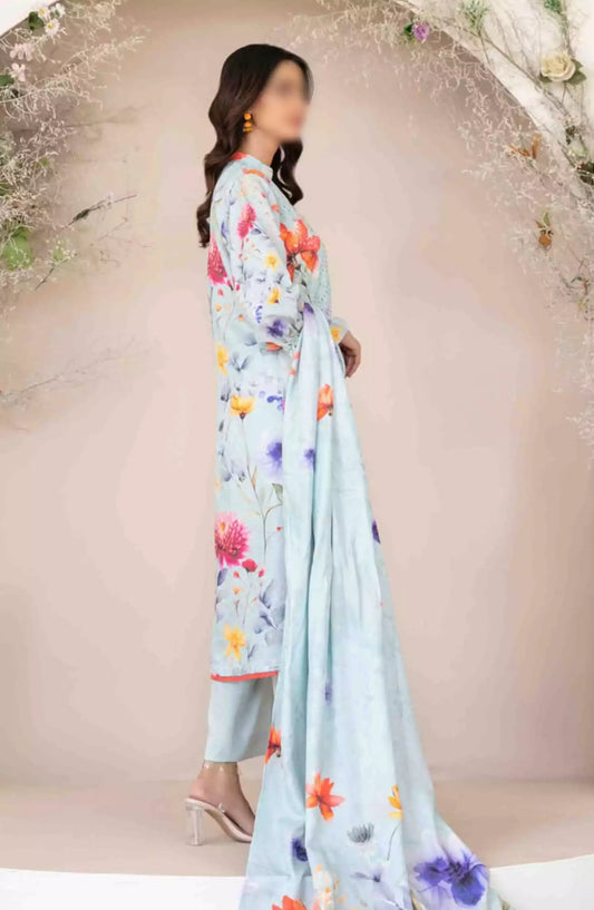 Abir - Embroidered Viscose Schiffli Collection - D-5357
