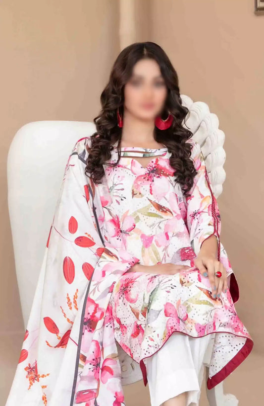 Abir - Embroidered Viscose Schiffli Collection - D-5358