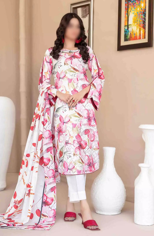 Abir - Embroidered Viscose Schiffli Collection - D-5358