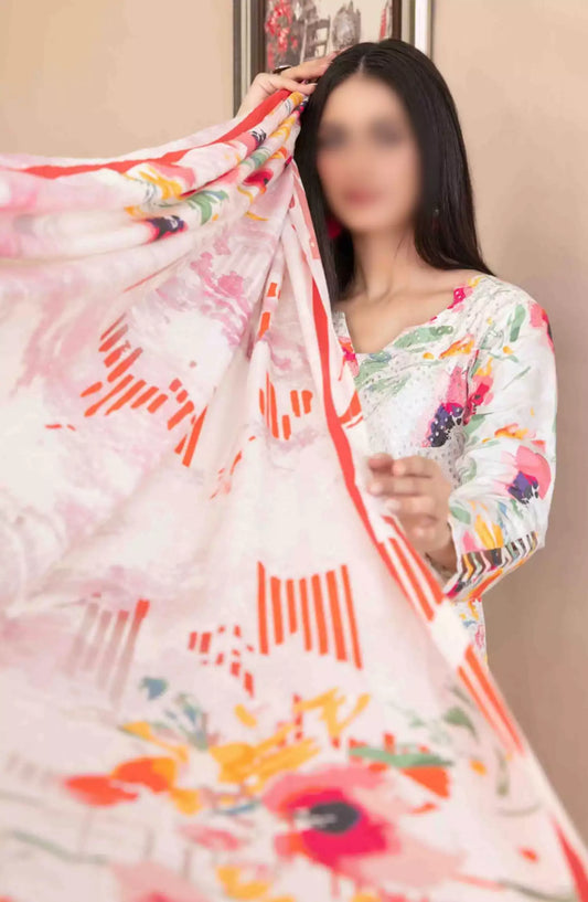 Abir - Embroidered Viscose Schiffli Collection - D-5361