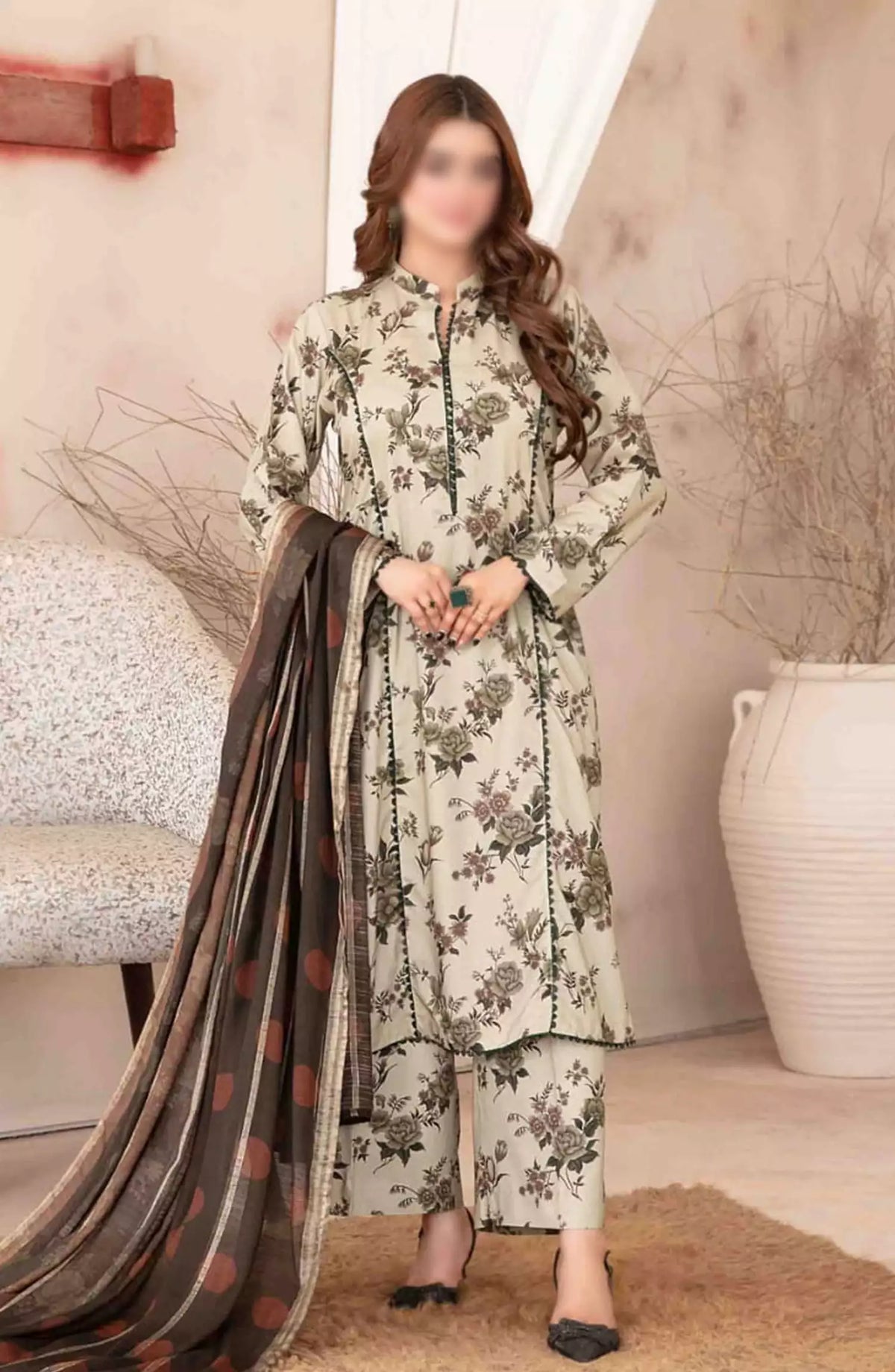 Hayma - Staple Digital Print 3pcs Collection - D-6784