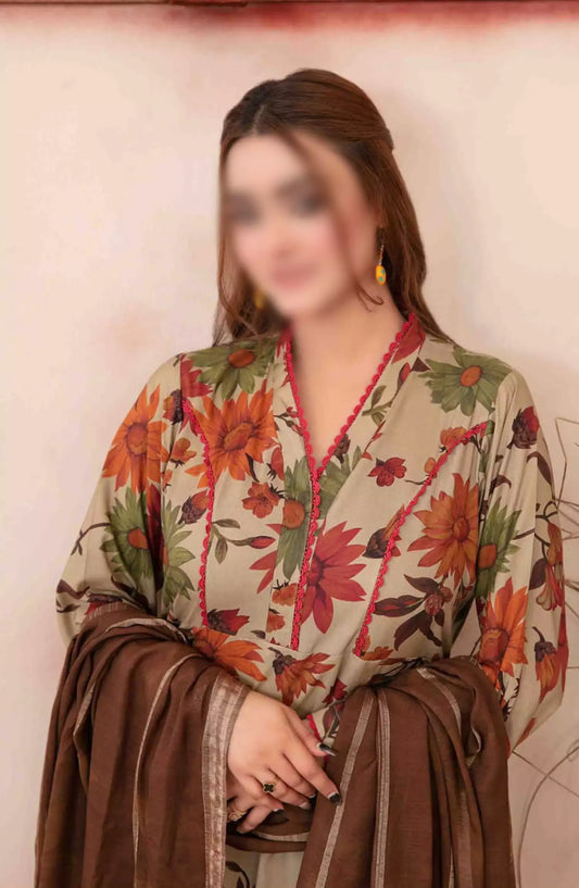 Hayma - Staple Digital Print 3pcs Collection - D-6786