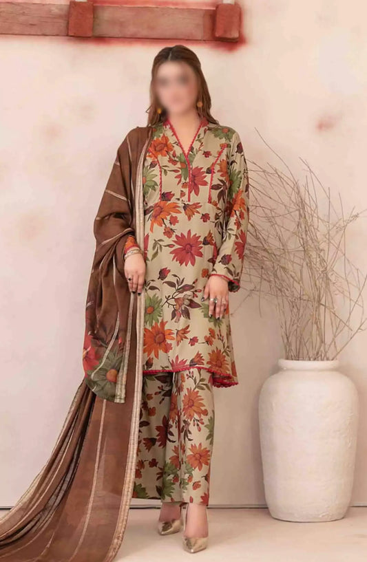 Hayma - Staple Digital Print 3pcs Collection - D-6786