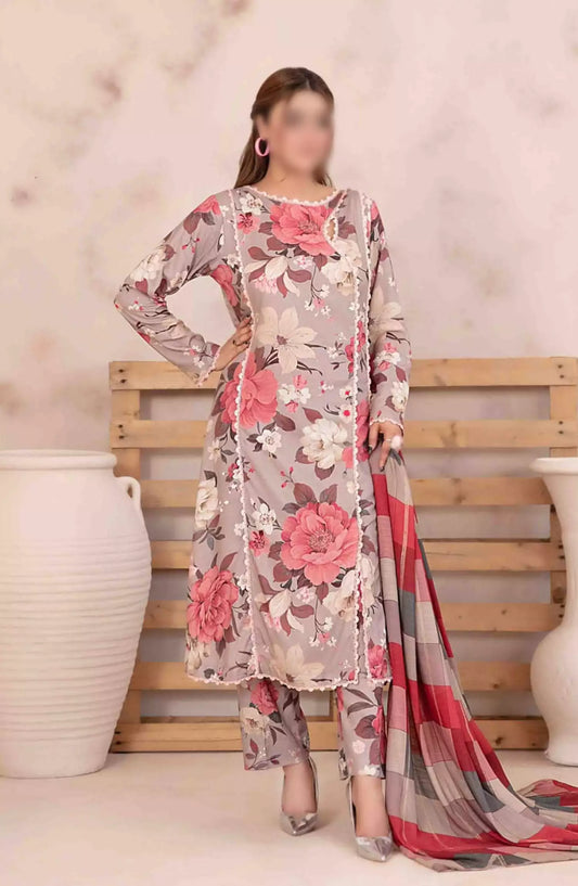 Hayma - Staple Digital Print 3pcs Collection - D-6788