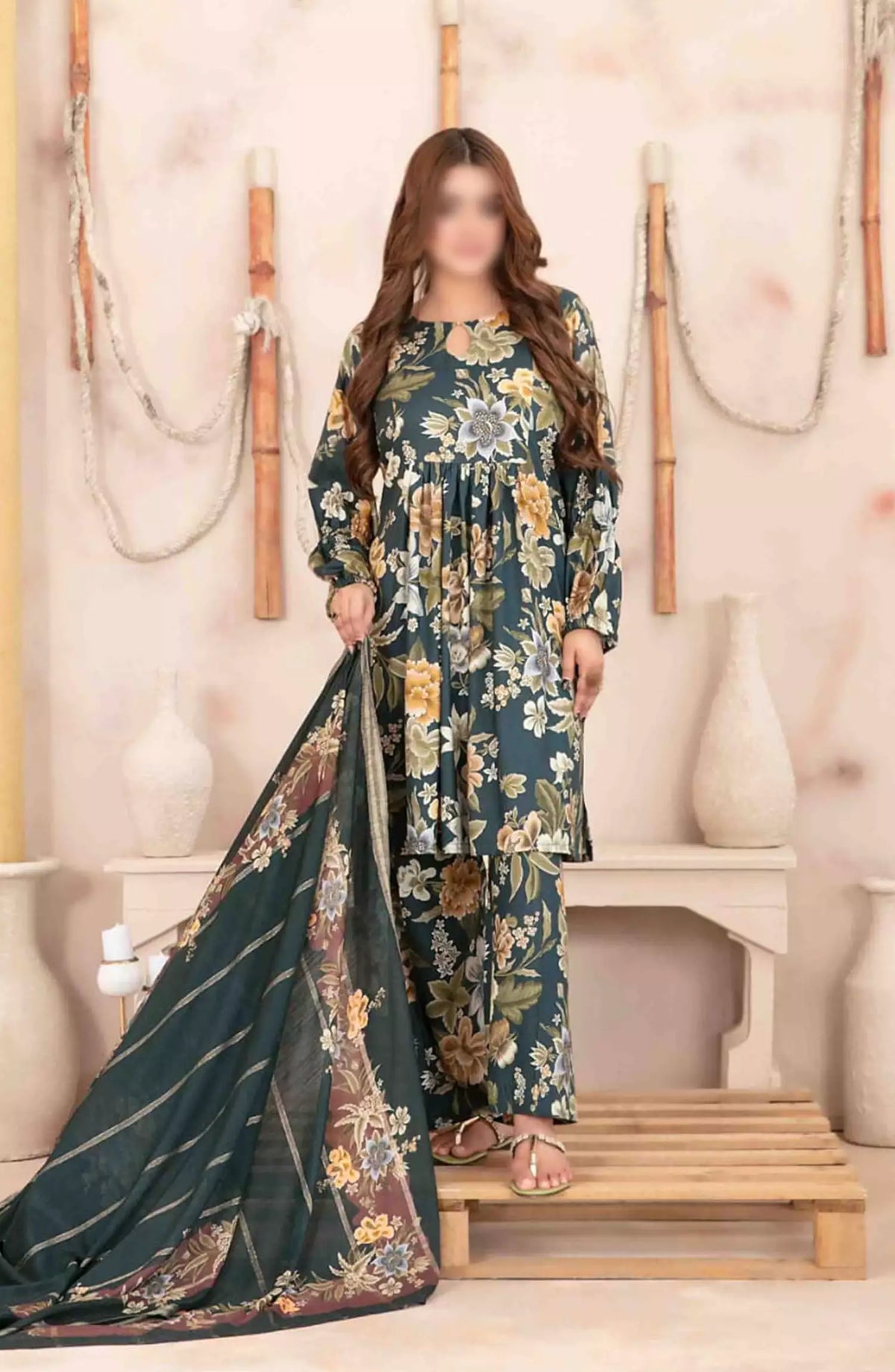 Hayma - Staple Digital Print 3pcs Collection - D-6790