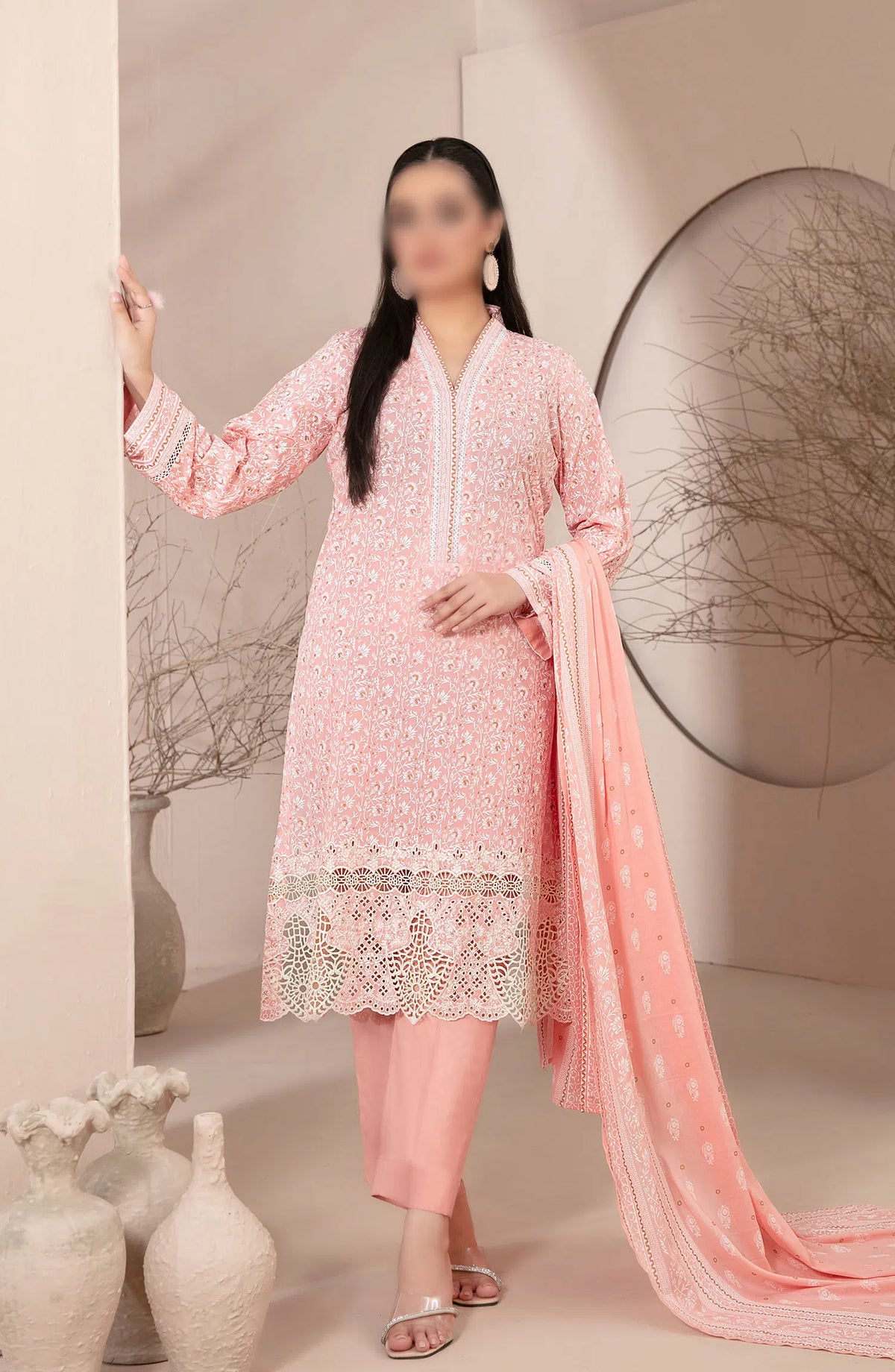 Banah - Embroidered Printed Lawn Collection By Tawakkal Fabrics - D 9114