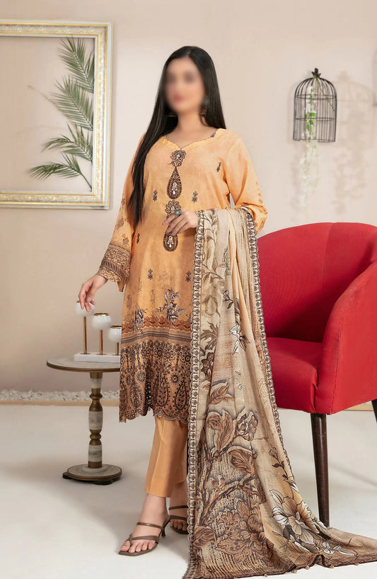 Roha -Embroidered Digital Lawn Collection By Tawakkal Fabrics - D 9323