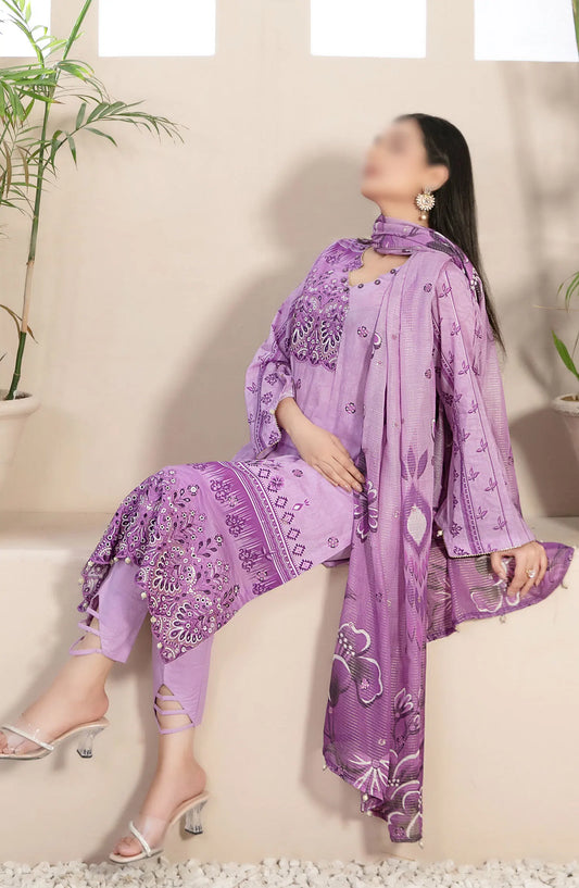 Roha -Embroidered Digital Lawn Collection By Tawakkal Fabrics - D 9324