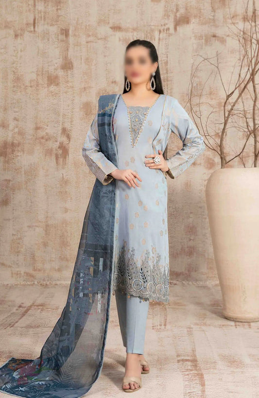 Eshma - Embroidered Broshia Lawn Collection 2024 - D 9388