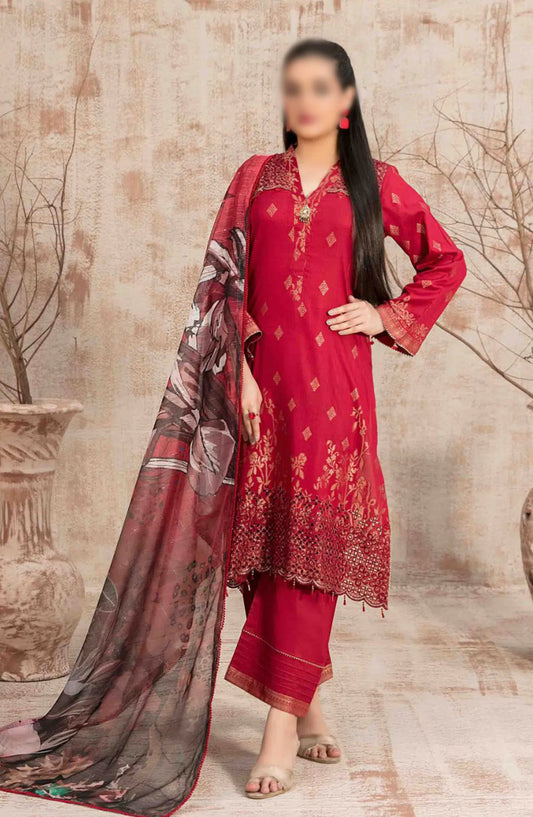 Eshma - Embroidered Broshia Lawn Collection 2024 - D 9390