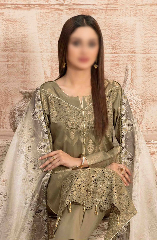 Eshma - Embroidered Broshia Lawn Collection 2024 - D 9393