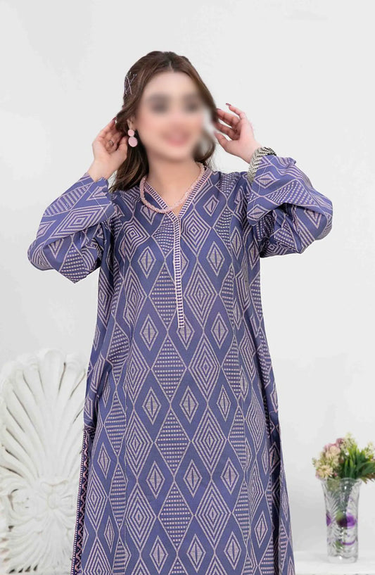 Paniz Vol II - Stitched Digital Printed 2pcs Collection 2024 - D 9505